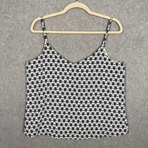 Eliane Rose Tank Womens Medium Blue Tank Medallion‎ Paisley Flowy Boho Western